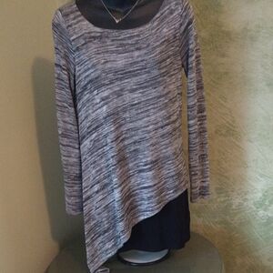 White House Black Market asymmetric sweater